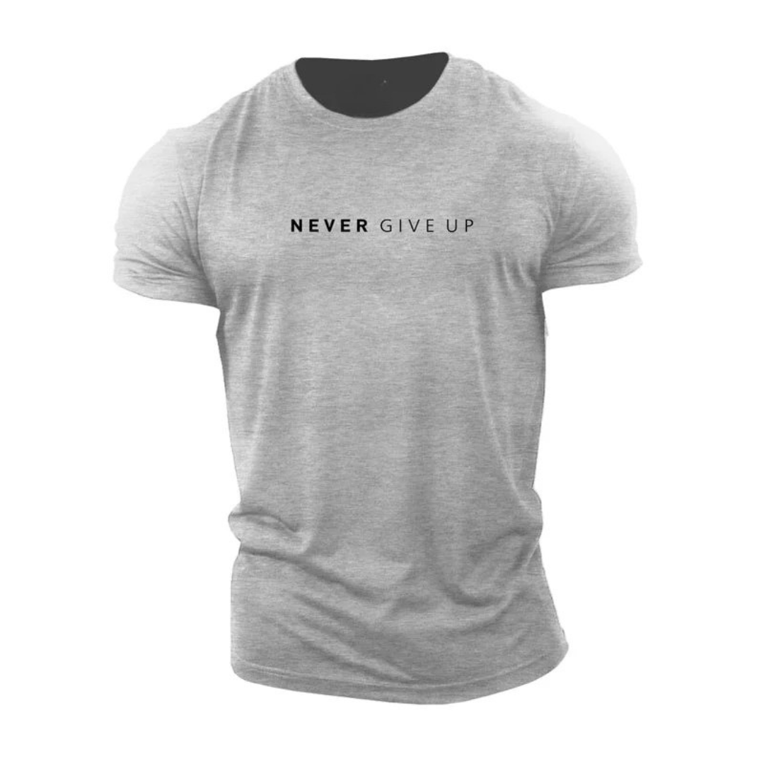Never Give Up T-shirt Herr
