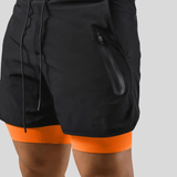 Svart/orange