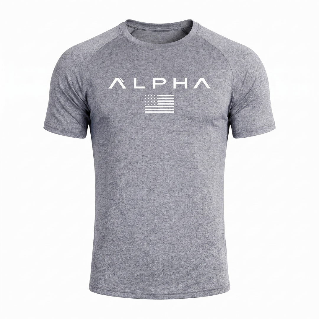 Alpha kortärmad Träningströja Herr